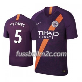 Fußballtrikots Manchester City Stones 5 Ausweich Trikotsatz 2018-2019